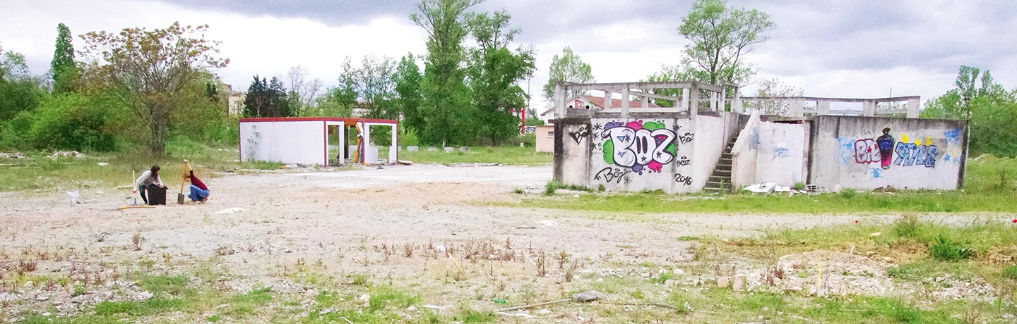 La friche de Pierre-Bénite avant.