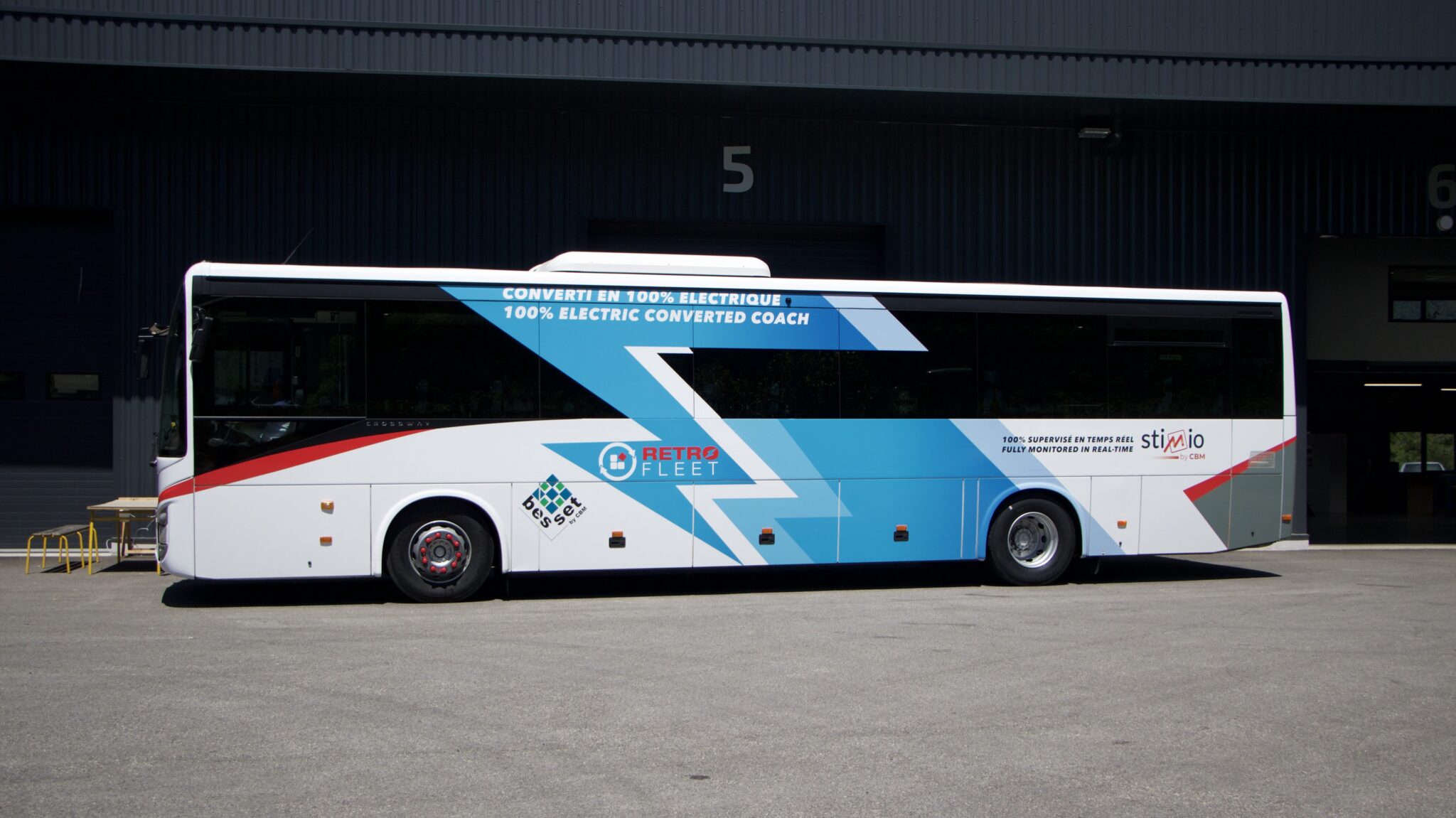 Bus retrofité en électrique